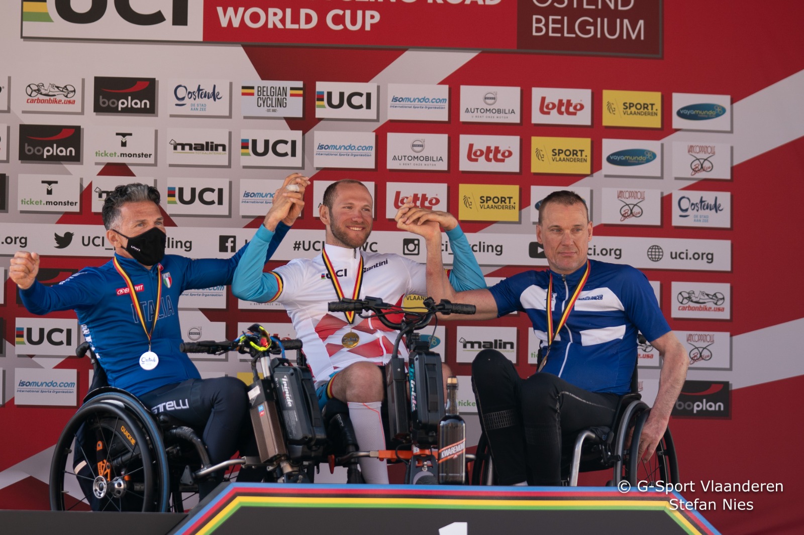 UCI ParaCycling World Cup in Oostende 12 medailles, een record voor